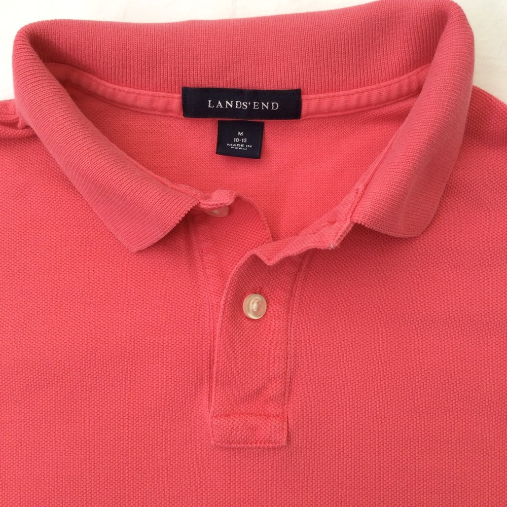 LandsEnd, Boys Medium (10-12) polo shirt